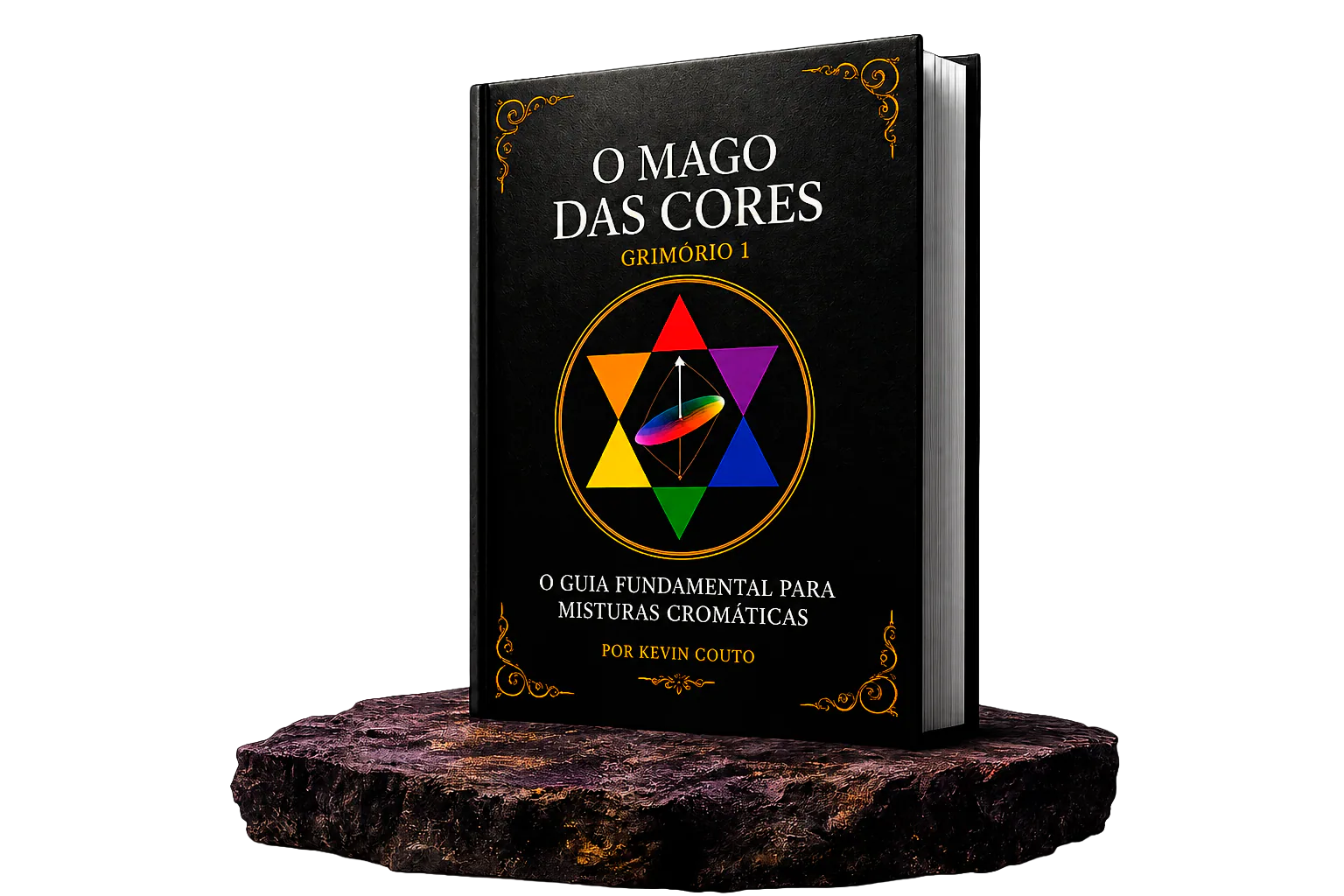 Capa do livro O Mago das Cores — Grimório 1, de Kevin Couto